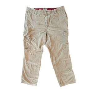 Vintage Y2K Dockers Corduroy Cargo Pants Skater Preppy Baggy Loose 40x32